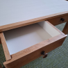 Table basse bois et plateau craie