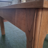 Table basse bois et plateau craie