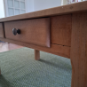Table basse bois et plateau craie