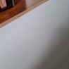 Table basse bois et plateau craie