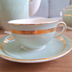 Service à café/thé Villeroy & Boch vert sauge