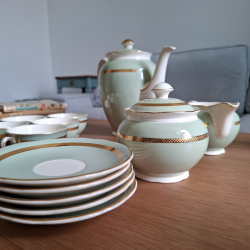 Service à café/thé Villeroy & Boch vert sauge