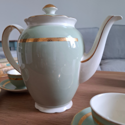 Service à café/thé Villeroy & Boch vert sauge