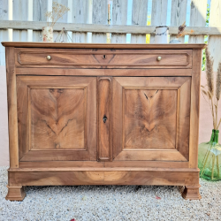 buffet ancien en bois 19e style Louis Philippe