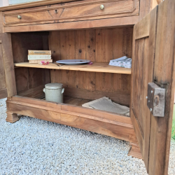 buffet ancien en bois 19e style Louis Philippe