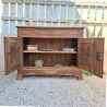 buffet ancien en bois 19e style Louis Philippe