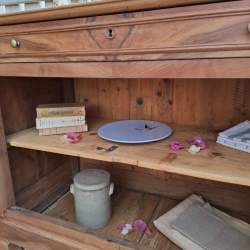 buffet ancien en bois 19e style Louis Philippe