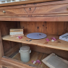 buffet ancien en bois 19e style Louis Philippe