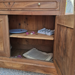 buffet ancien en bois 19e style Louis Philippe