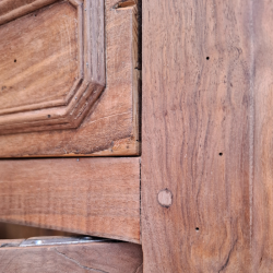 buffet ancien en bois 19e style Louis Philippe