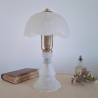 Lampe champignon en pâte de verre | Pièce unique déco vintage