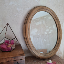 Miroir décoratif en bois