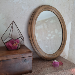 Miroir décoratif en bois