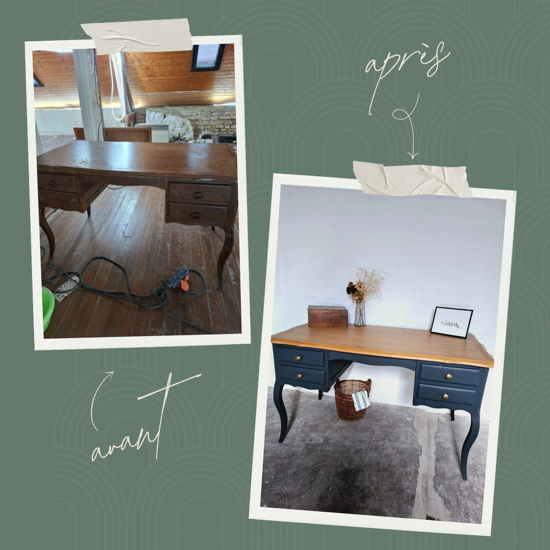 Bureau Noir fusain